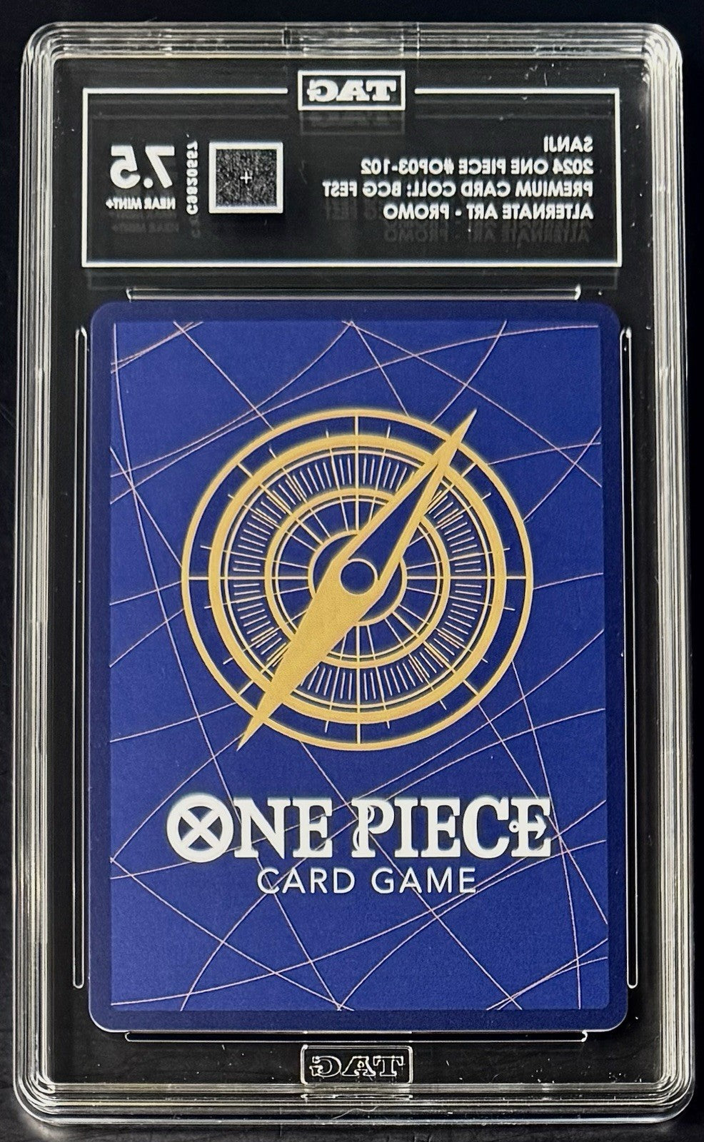 TAG 7.5 One Piece OP03-102 R - Sanji - Alt Art - EN - Foil - BCG Fest 23-24