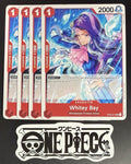 4x One Piece OP02-014 UC Whitey Bay - English - Playset - Regular - TCG - NM/M