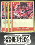 4x One Piece OP10-019 R Divine Departure - EN - Regular - Play Set - LD01 - NM/M
