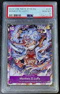 PSA 10 One Piece P-041 P - Monkey.D.Luffy - Promo - EN -  ST18 Purple Monkey