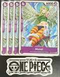 4 x One Piece OP12-076 UC Monet - ENG - Regular - Playset - NM/M