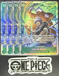 4x One Piece ST24-004 SR - Law & Bepo - EN - Foil - Play Set - TCG - NM/M