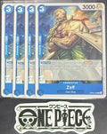 4x One Piece OP06-048 C Zeff - English - Regular - Playset - NM/M