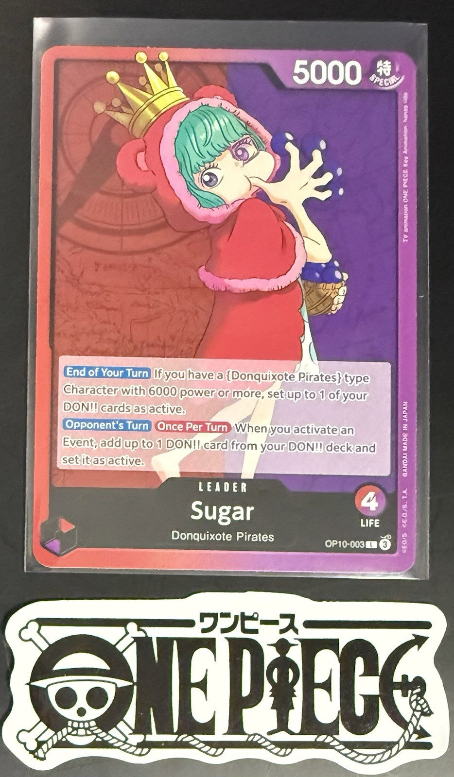 One Piece OP10-003 L  Sugar - English - Regular - TCG - NM/M