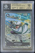 BGS 10 One Piece OP11-092 SR* Helmeppo Alt Art - English - Foil - Graded