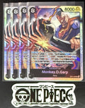 4x One Piece OP11-095 SR - Monkey.D.Garp - EN - Foil - Playset - TCG - NM/M
