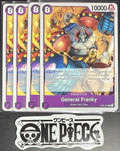 4x One Piece ST26-004 C General Franky- English - Regular - Playset - TCG - NM/M