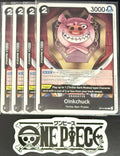 4x One Piece OP14-082 C Oinkchuck - ENG - Regular - Playset - NM/M