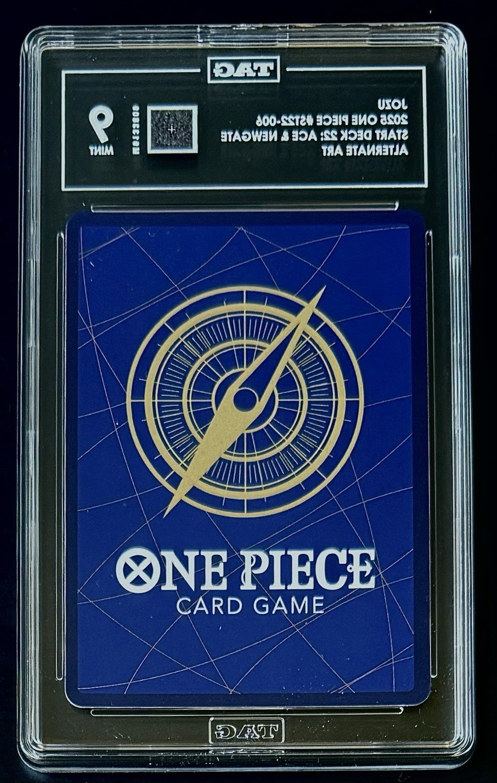 TAG 9 One Piece ST22-006 C* Jozu - Alt Art - EN - Foil - Ace & Newgate - Graded