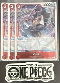3 x One Piece OP02-011 R - Vista - EN - Foil - Paramount War - TCG - NM/M