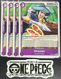 4 x One Piece OP11-074 C Streusen - ENG - Regular - Playset - TCG - NM/M