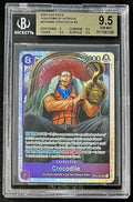 BGS 9.5 One Piece OP04-060 SR Crocodile - English - Kingdoms of Intrigue -Graded