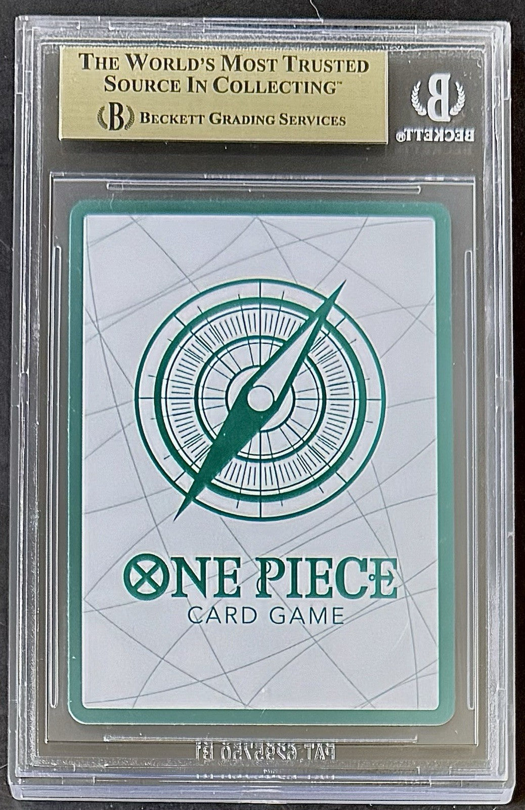 BGS 9.5 One Piece Don!! Card Edward.Newgate- English - Foil - PRB01 - Graded