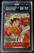 TAG 8.5 One Piece P-080 P - Moneky.D.Luffy - Alt Art - JP - Mos Burger Promo