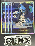 4x One Piece EB02-045 SR  Trafalgar Law - English - Foil - Play Set - TCG - NM/M