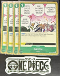 4x One Piece OP08-037 UC Garchu - ENG - Regular - Play Set - TCG - NM/M