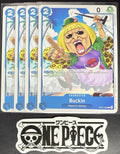 4x One Piece OP07-049 C Buckin - English - Regular - Play Set - NM/M