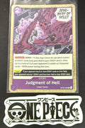 One Piece OP02-089 R - Judgment of Hell - EN - Foil - Paramount War - TCG - NM/M
