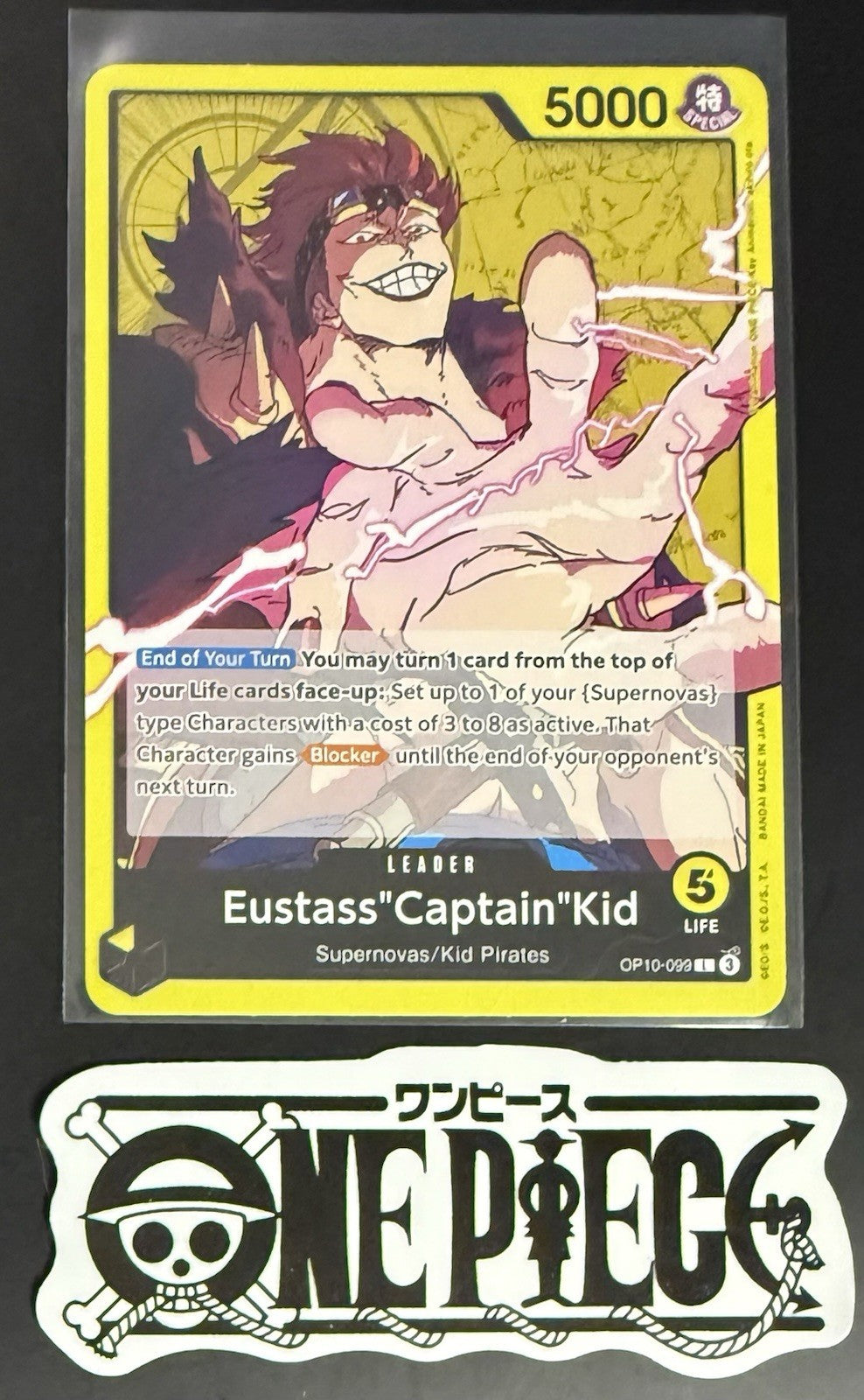 One Piece OP10-099 L Eustass"Captain"Kid - English - Regular - TCG - Mint