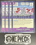 4x One Piece OP06-079 C Kingdom of GERMA - English - Regular - Playset - NM/M