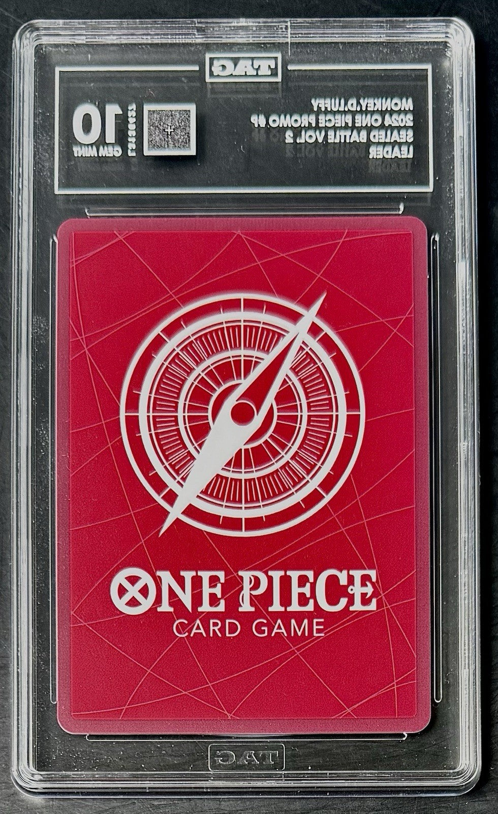 TAG 10 One Piece P L - Monkey.D.Luffy - EN - Foil - Sealed Battle - Graded
