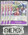 4x One Piece OP05-067 R - Zoro-Juurou - EN - Regular - Play Set - TCG - NM/M