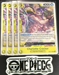 4x One Piece OP17-104 UC - Charlotte Cracker- EN - Regular - Play Set - NM/M