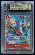 BGS 9.5 One Piece OP11-010 SR* Hibari Alt Art - English - Foil - Graded