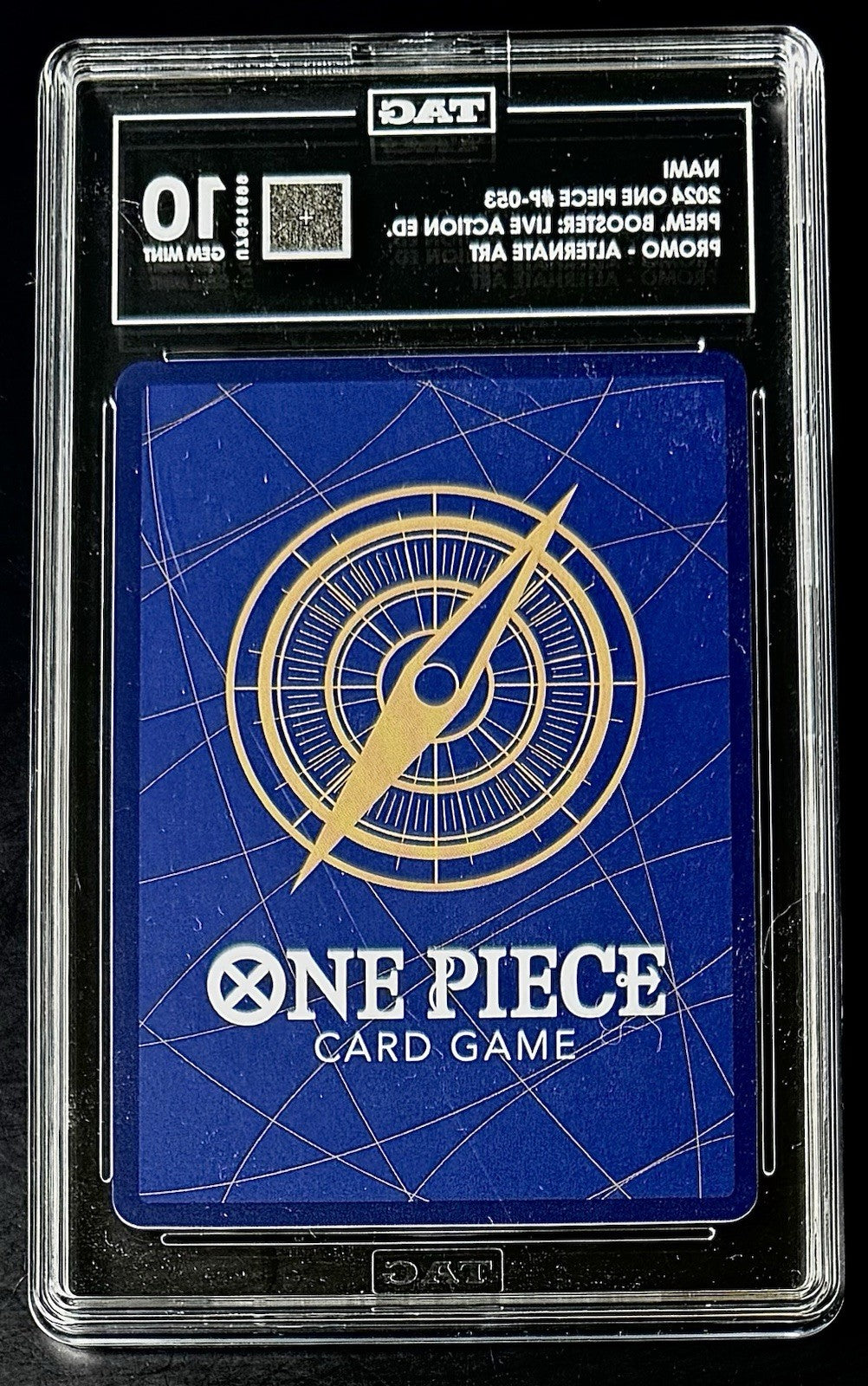 TAG 10 One Piece  P-053 P - Nami - Alt Art - EN - Foil - Live Action Promo