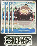 4 x One Piece OP11-058 UC Monkey.D.Luffy - ENG - Regular - Playset - TCG - NM/M