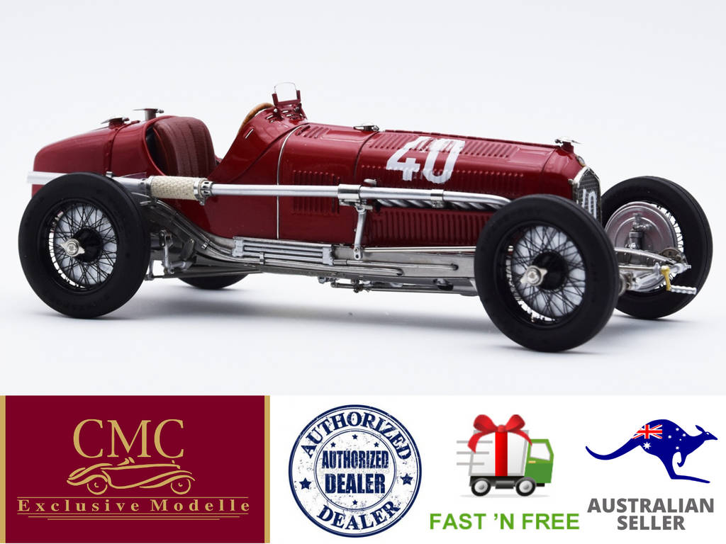 CMC M-228 Alfa Romeo P3 Fagioli, Winner GP Comminges 1933, #40, 1:18. LE 1,000