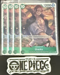 4x One Piece OP13-028 SR - Shanks - EN - Foil - Play Set - TCG - NM/M