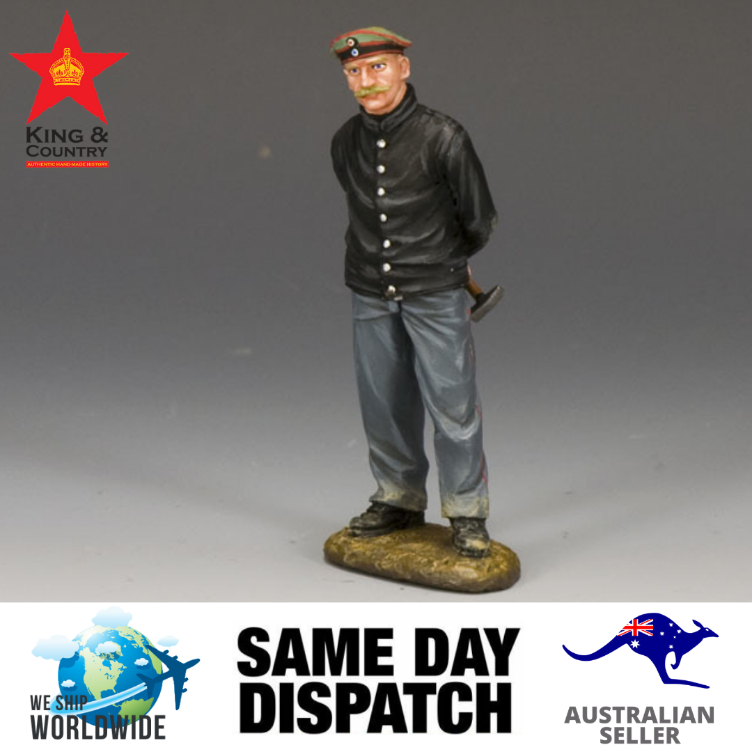 King & Country FW102 Standing Mechanic MIB Retired