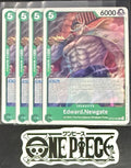 4x One Piece OP10-024 C Edward.Newgate - ENG - Regular - Playset - TCG - NM/M