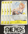 4x One Piece OP15-108 R - Nami - EN - Regular - Play Set - SD01 - NM/M