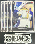 4x One Piece OP13-085 C Saint Jalmac - ENG - Regular - Playset - TCG - NM/M