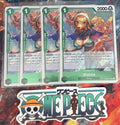 4x One Piece OP08-034 R Wanda - English - Playset - Foil - TCG - NM/M