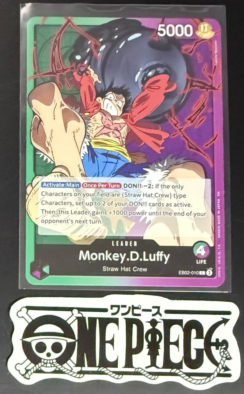 One Piece EB02-010 L - Monkey.D.Luffy - EN - Regular - TCG - NM/M