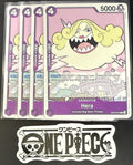 4x One Piece OP13-074 C Hera - ENG - Regular - Playset - TCG - NM/M
