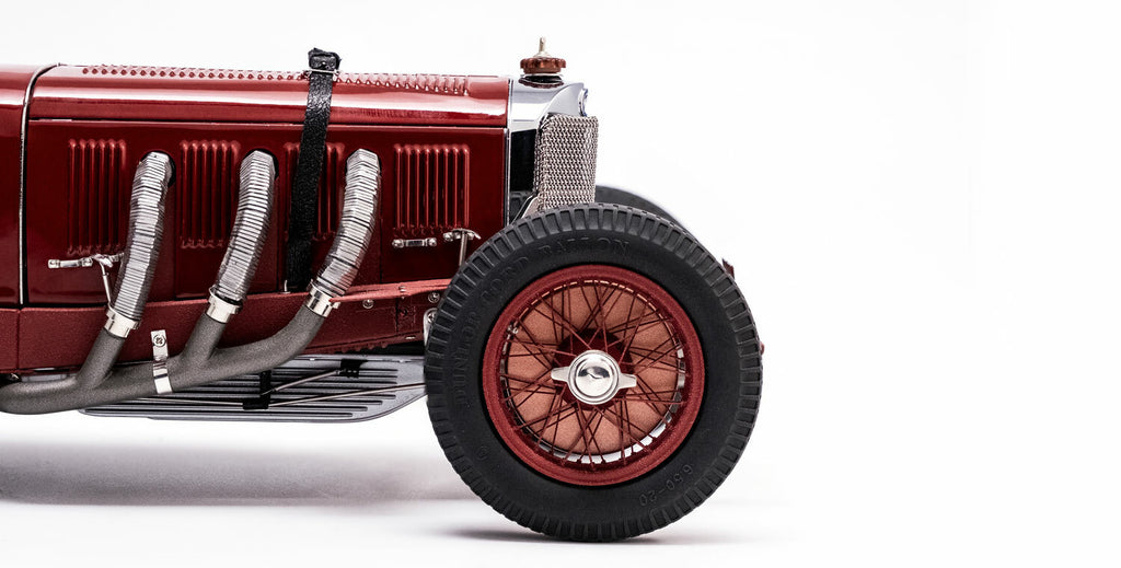 CMC M-207 Mercedes-Benz SSK Argentinean Autumn Race 1931, #14 Zatuszek Red, 1:18
