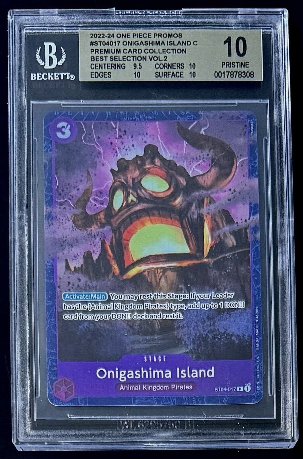 BGS 10 One Piece ST04-017 C - Onigashima - EN - Foil - Best Selection Vol.2