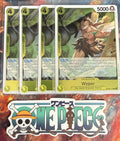 4x One Piece OP08-110 R Wyper - ENG - Playset - Foil - TCG - NM/M