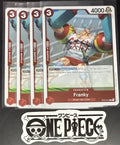 4x One Piece ST21-011 C - Franky - EN - Foil - Play Set - TCG - NM/M