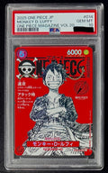 PSA 10 One Piece ST21-014 SR Monkey.D.Luffy - JP - Foil - Magazine Promo Vol.20