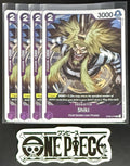 4x One Piece OP02-075 R Shiki - English - Playset - Foil - TCG - NM/M