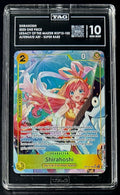 TAG 10 One Piece OP12-102 SR* - Shirahoshi - Alt Art - EN - Foil - Graded