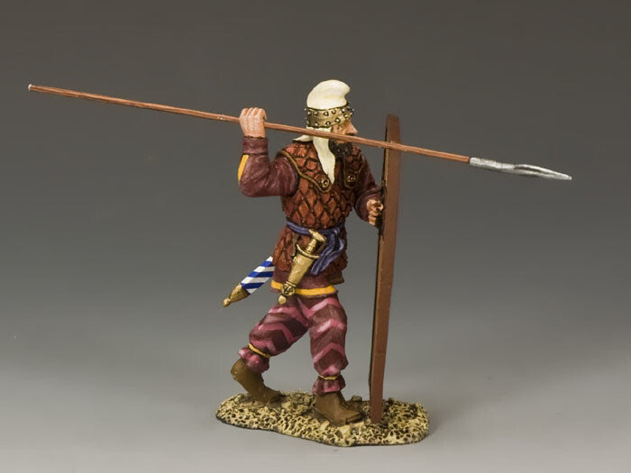 King & Country AG023  Persian Spearman Throwing MIB