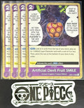 4x One Piece OP01-116 C Artificial Devil..- ENG - Regular - Playset - TCG - NM/M