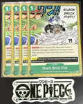 4x One Piece EB04-020 C - Shark Brick Fist - EN - Regular - Play Set - TCG -NM/M