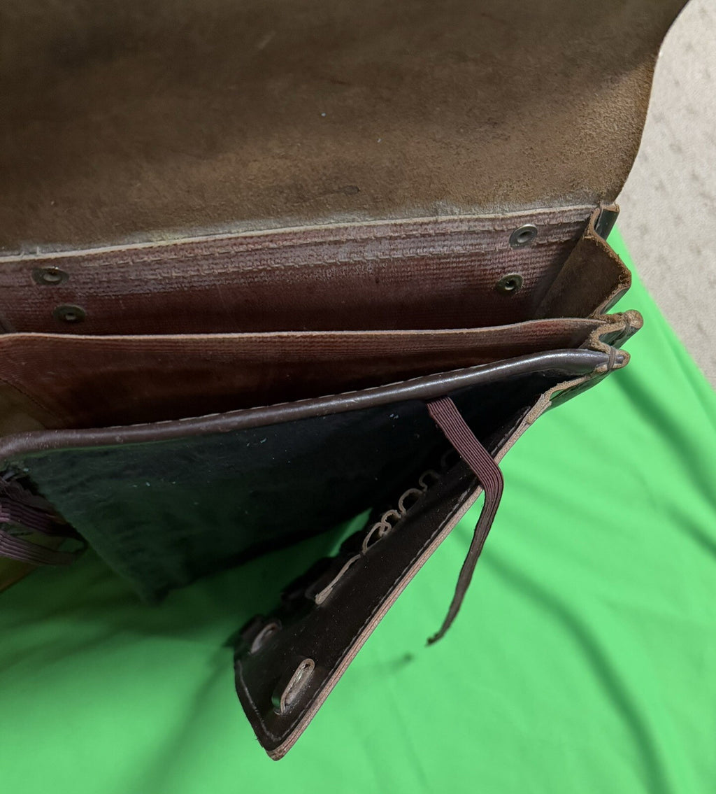 Russian WW2 Brown Leather Map Case - Original